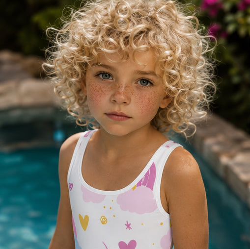 Blush Rainbow Kids Swimsuit