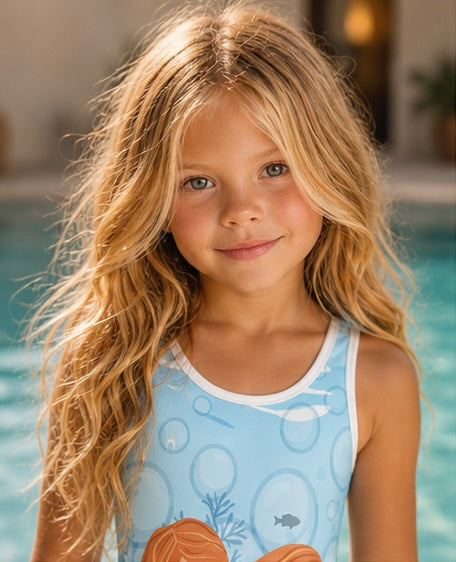 Ocean Mermaid Kids Swimwear