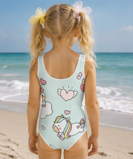 Mint Unicorn Kids Swimsuit