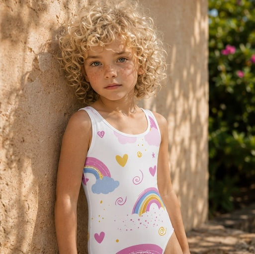 Blush Rainbow Kids Swimsuit