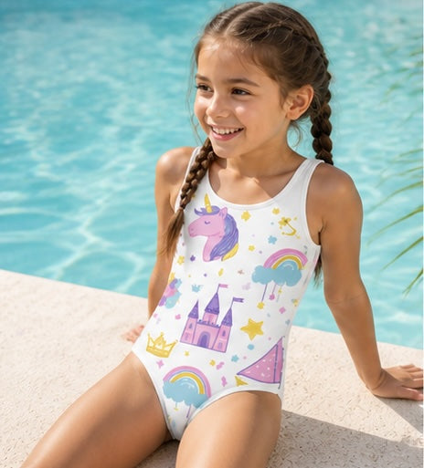 Unicorn Princess Kids Swimsuit