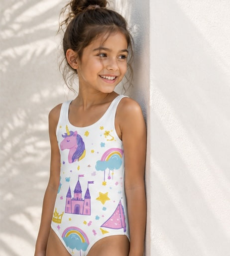 Unicorn Princess Kids Swimsuit