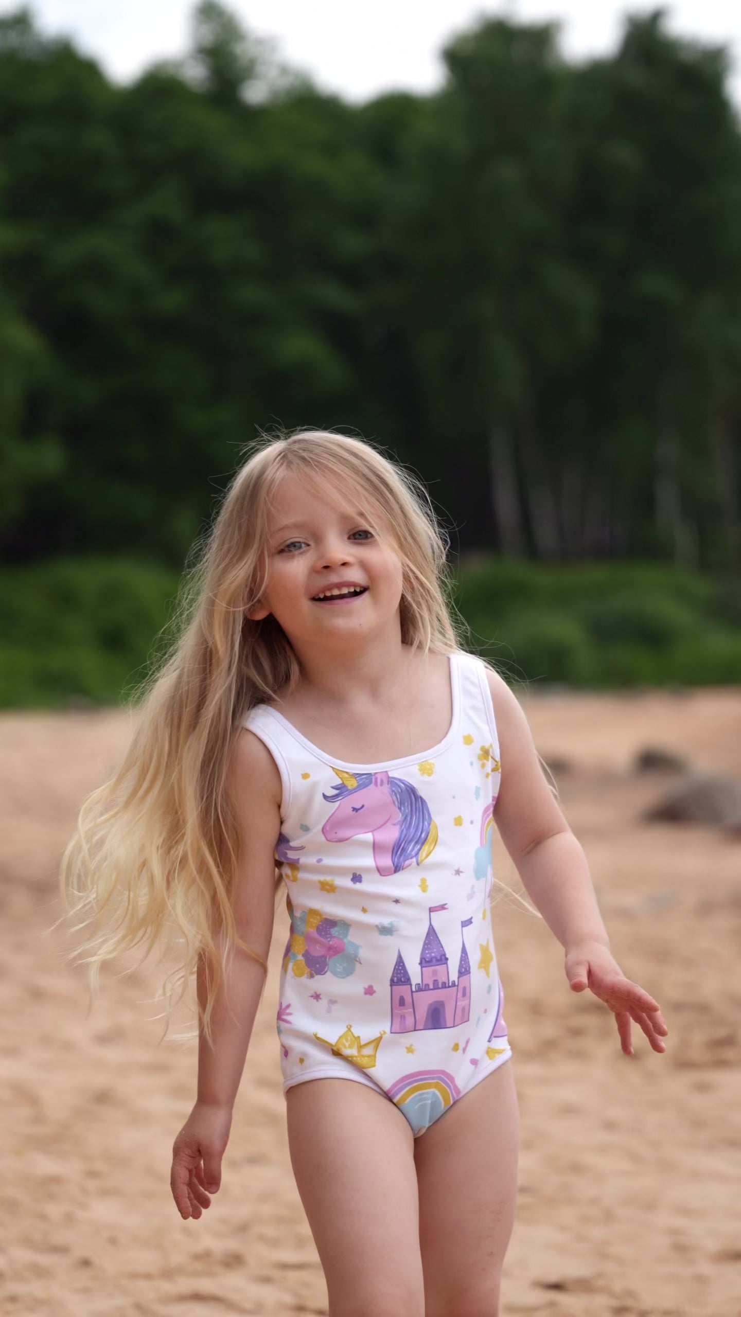 Unicorn Princess Kids Swimsuit